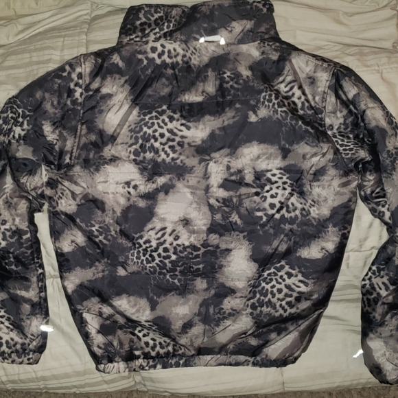 Full Zip Faux Fur Jacket. Size 